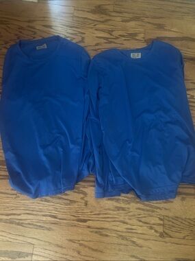 A4 Women’s 2XL Athletic Crew Neck Top - Bold Blue
